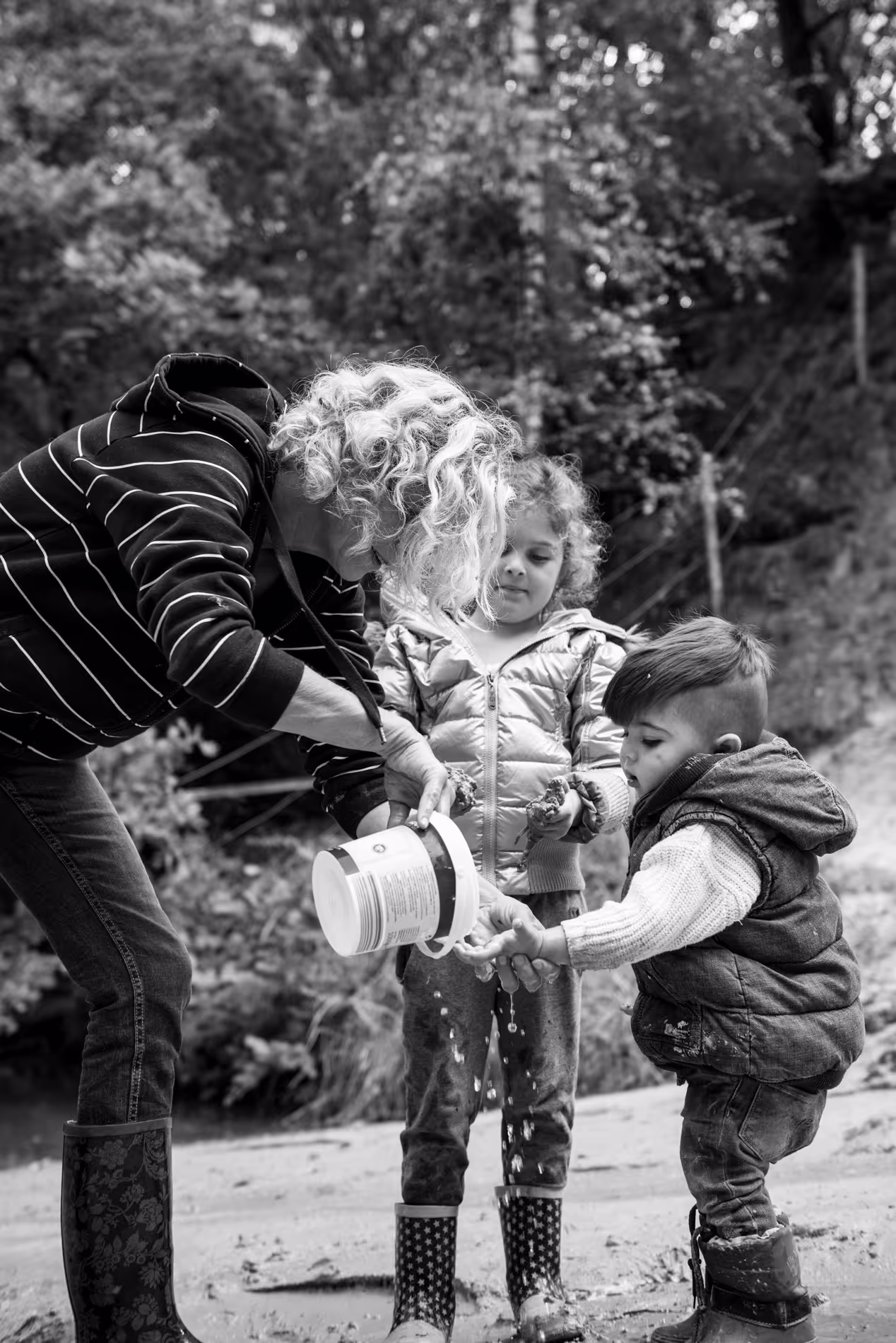 Kinderen spelen buiten